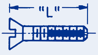 Locking Machine Screws Flat Head