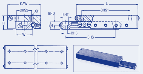 Crossed Roller Slide Assemblies