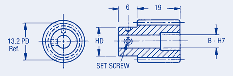 Worm - Ground Thread, 0,4 module