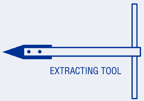 Thread Insert Extracting Tool